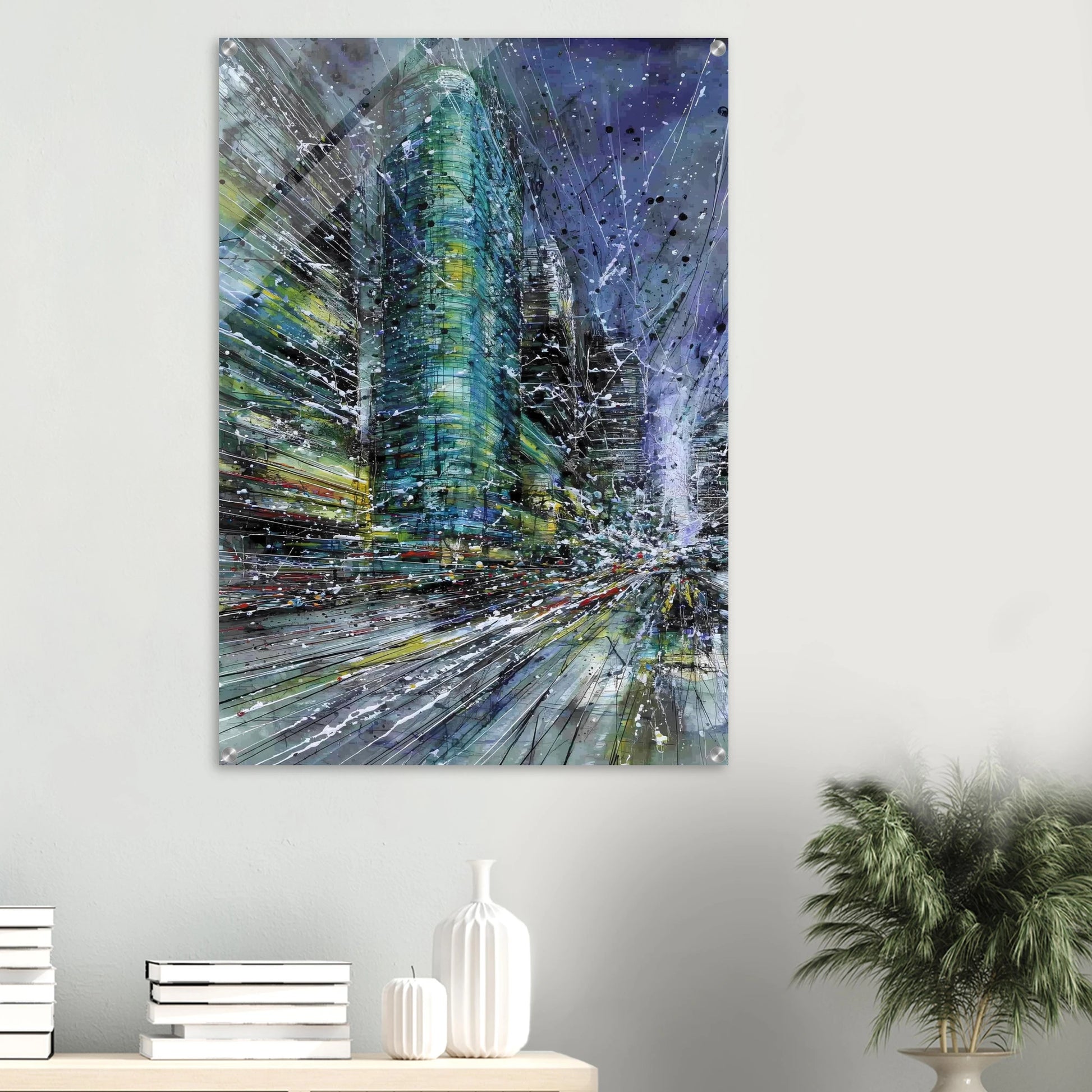 Vertige de la Cité — tableau plexiglas — vue 6 — art mural STNCL