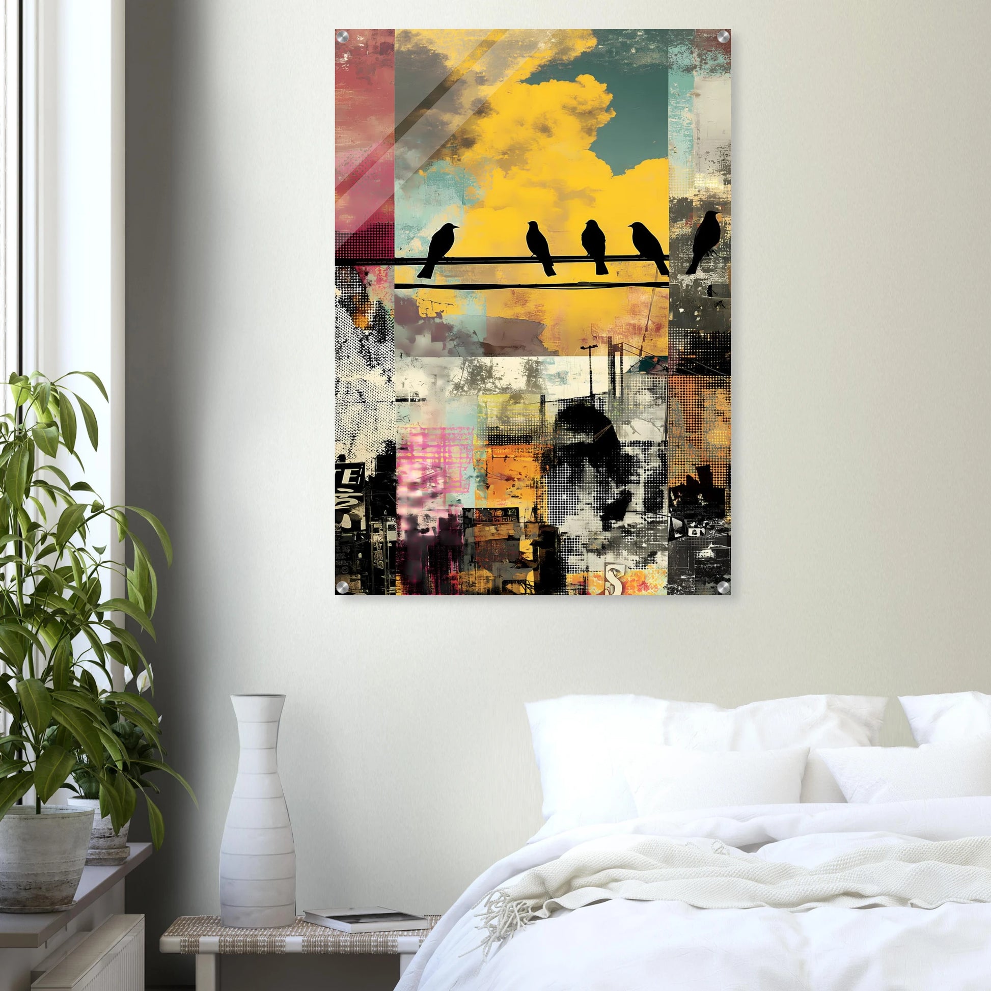 Perchoir Urbain — tableau plexiglas — vue 7 — art mural STNCL