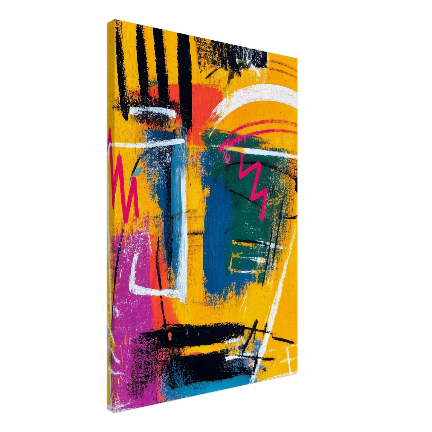 Griffures Solaires — tableau sur toile — vue 2 — art mural STNCL