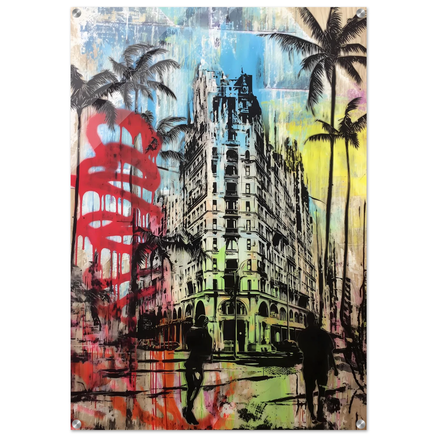 Tropique de Béton — tableau plexiglas — art mural STNCL