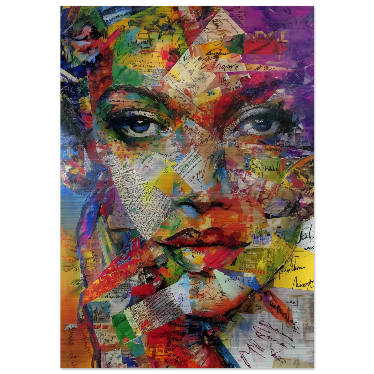 Belle de Papier — tableau aluminium — art mural STNCL