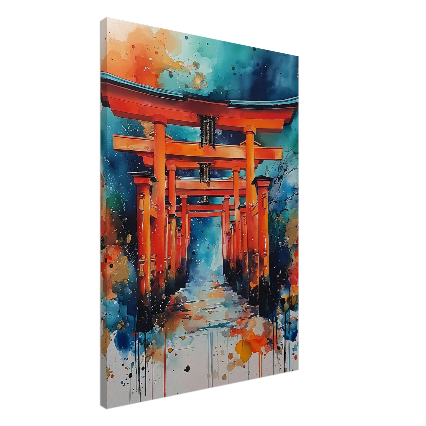 Le Sentier des Mille Portes — tableau sur toile — art mural STNCL