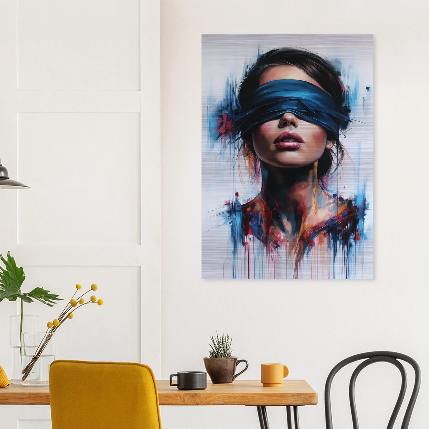Sous le Bandeau — tableau aluminium — vue 8 — art mural STNCL