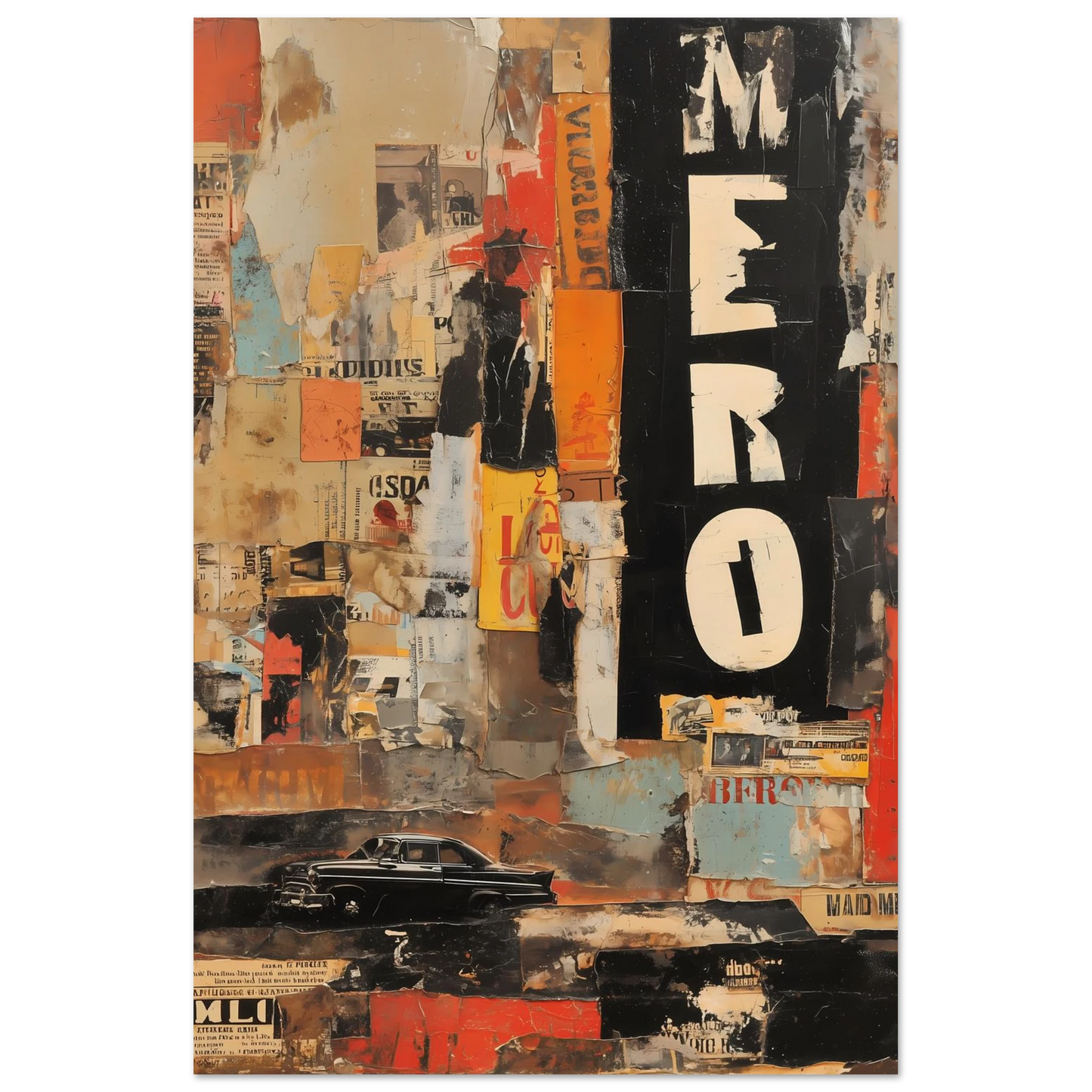 Affiches Lacérées — affiche d'art — vue 4 — art mural STNCL