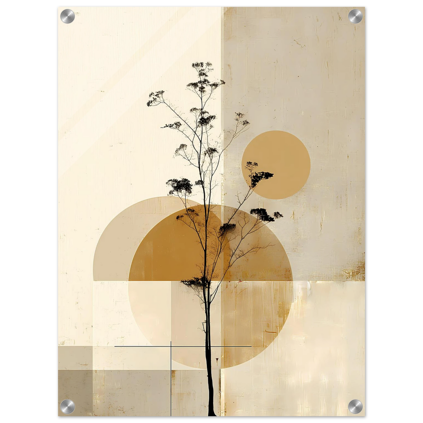 Silhouette au Clair de Lune — tableau plexiglas — vue 4 — art mural STNCL