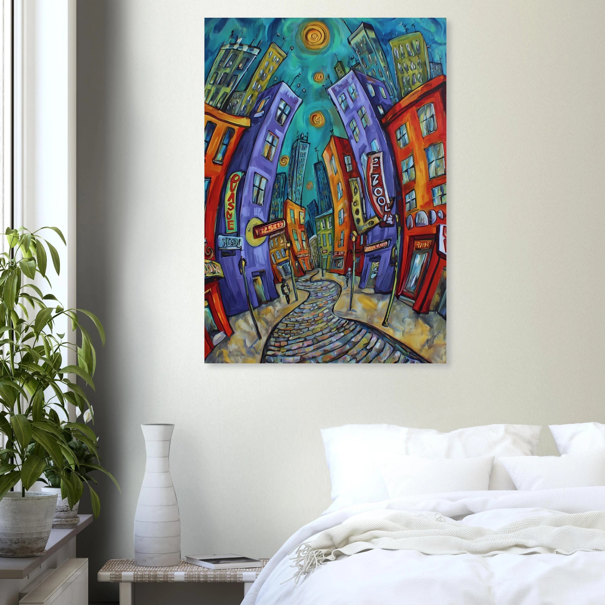 Ville Tourbillon — affiche d'art — vue 7 — art mural STNCL