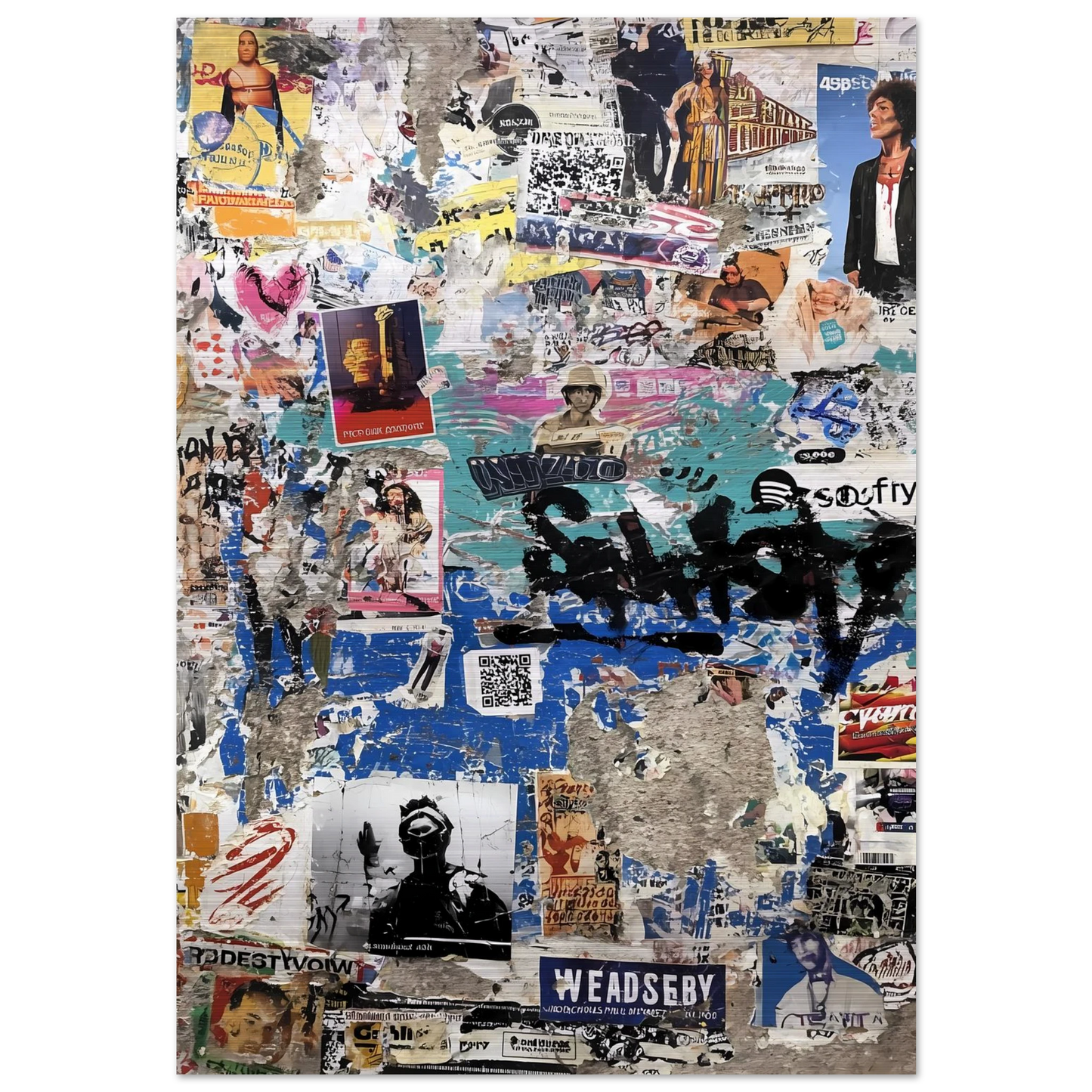 Le Mur Affiché — tableau aluminium — art mural STNCL