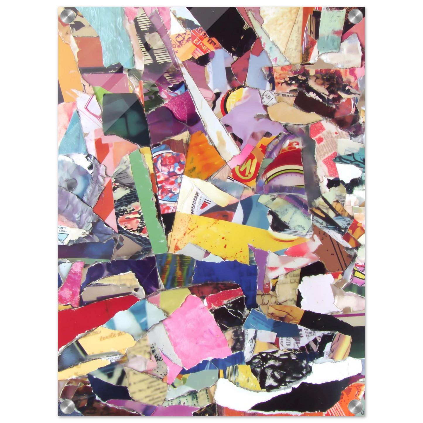 Fragments d'une Ville — tableau plexiglas — vue 4 — art mural STNCL