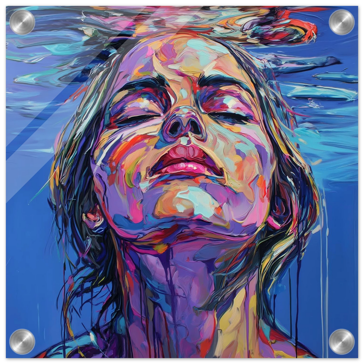 À Fleur d'Eau — tableau plexiglas — vue 3 — art mural STNCL