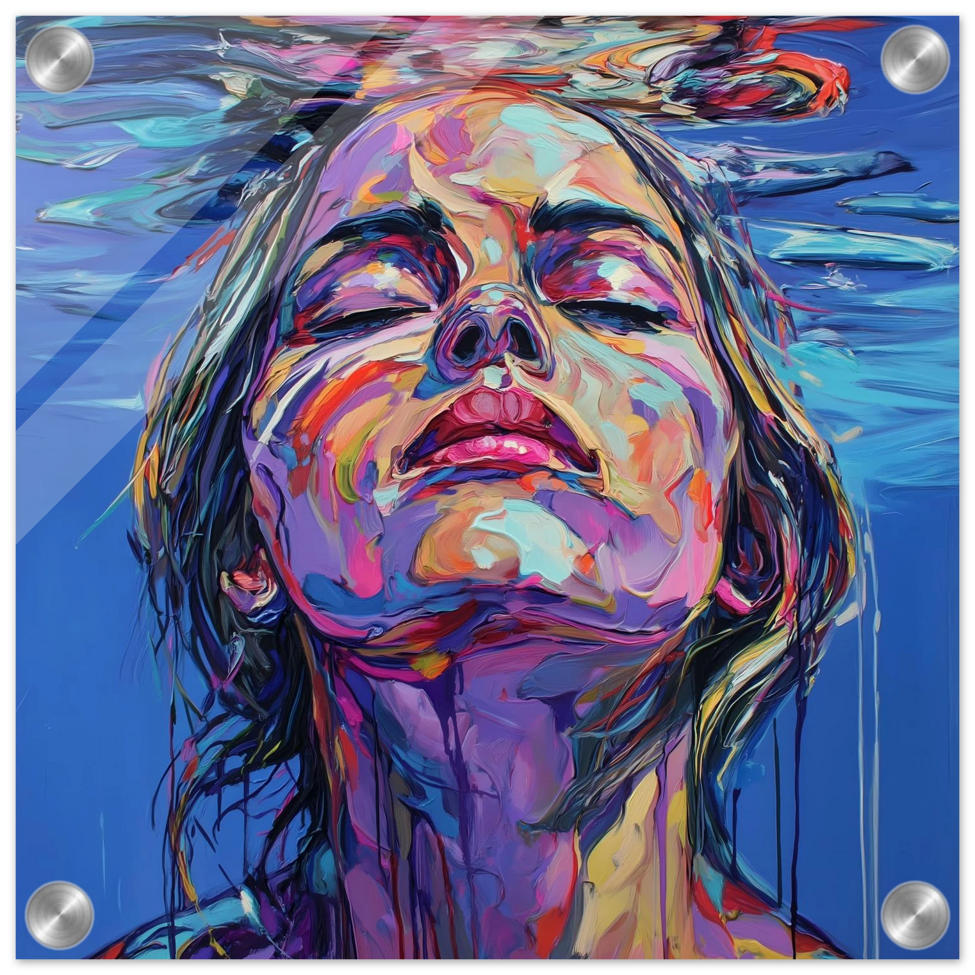 À Fleur d'Eau — tableau plexiglas — vue 3 — art mural STNCL