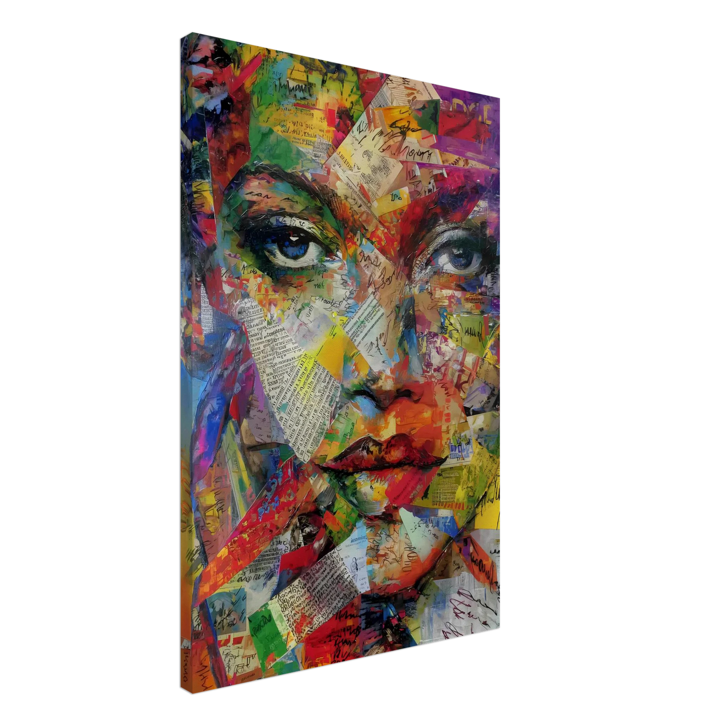 Belle de Papier — tableau sur toile — vue 2 — art mural STNCL