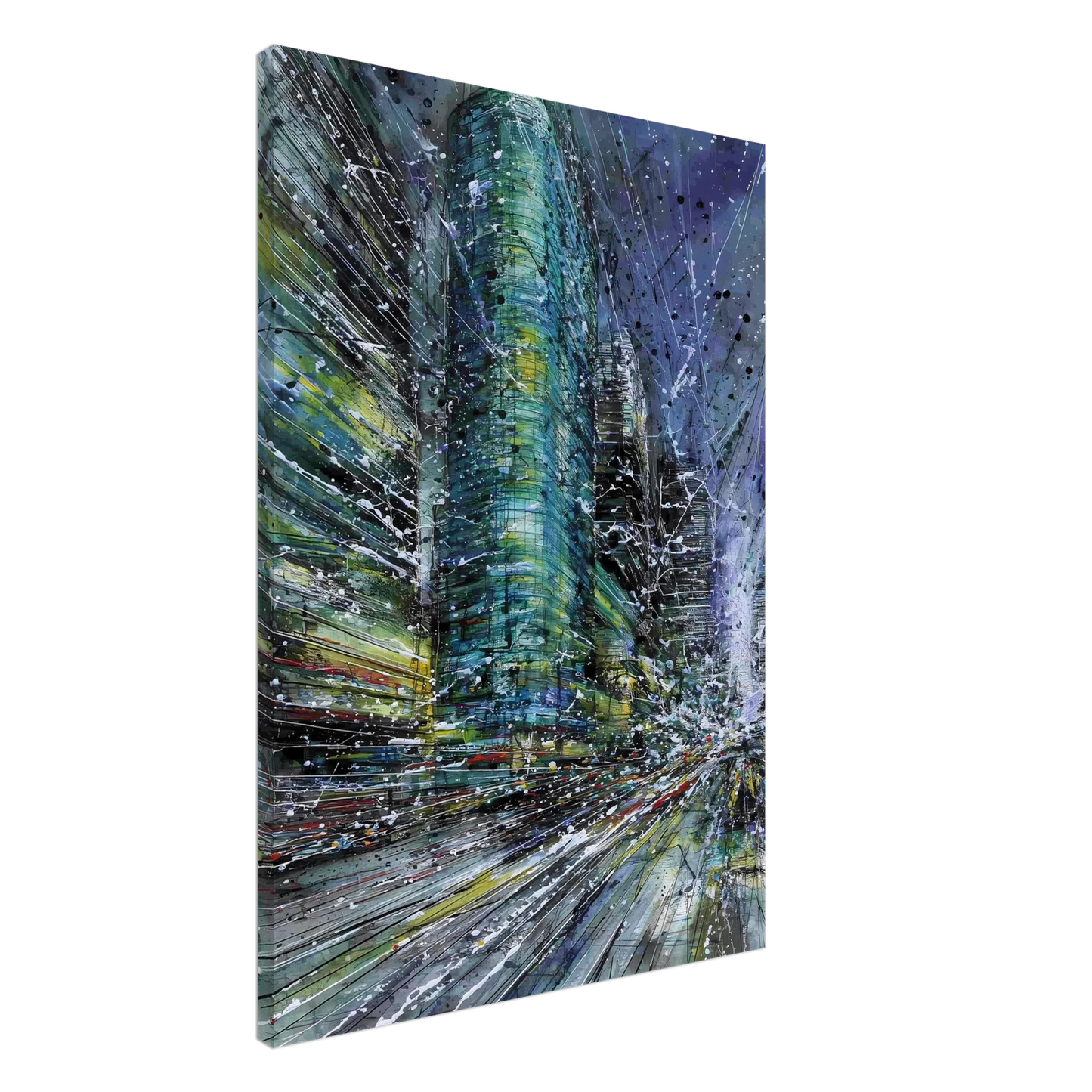 Vertige de la Cité — tableau sur toile — art mural STNCL