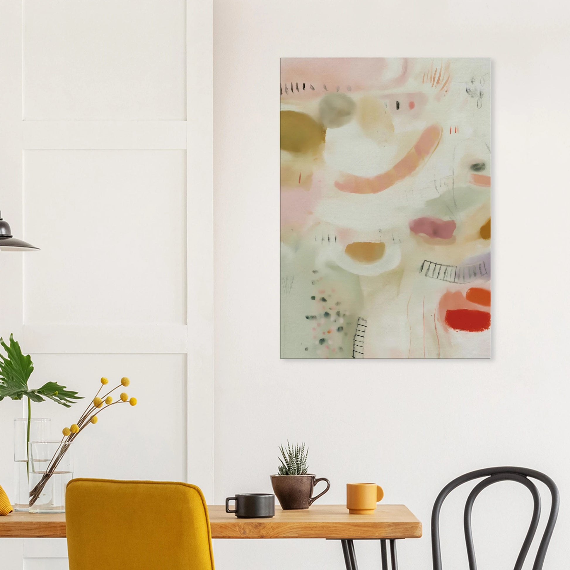 Murmures Pastel — tableau sur toile — vue 8 — art mural STNCL