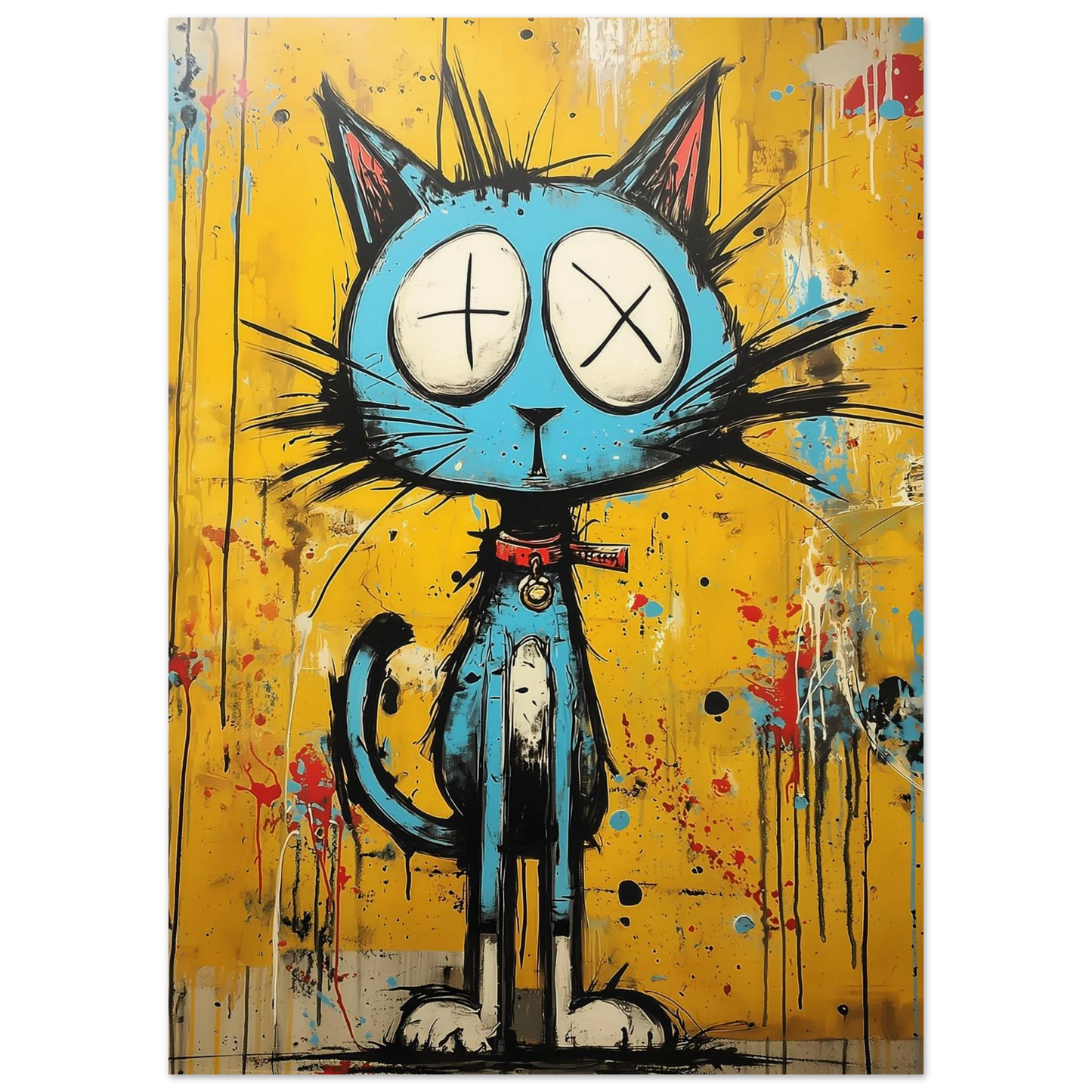 Matou des Murs — affiche d'art — vue 5 — art mural STNCL