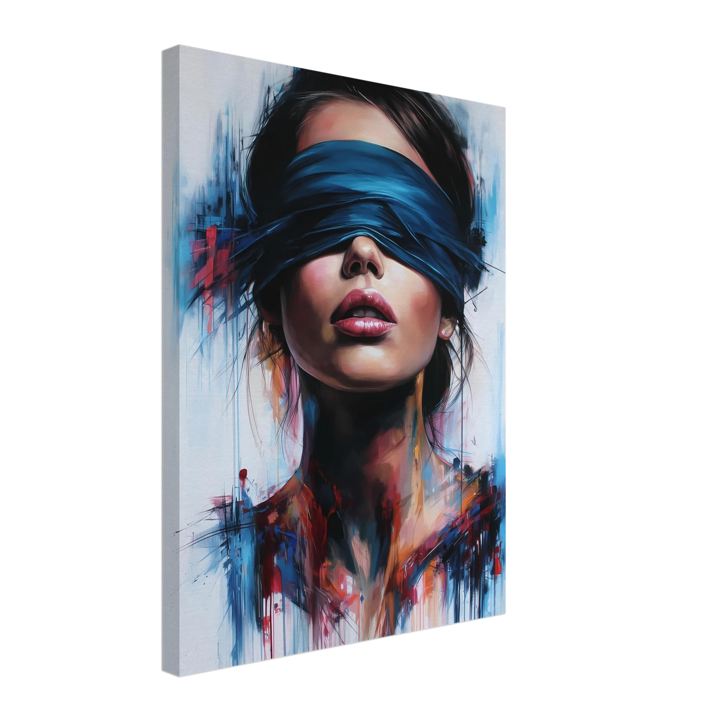 Sous le Bandeau — tableau sur toile — vue 5 — art mural STNCL