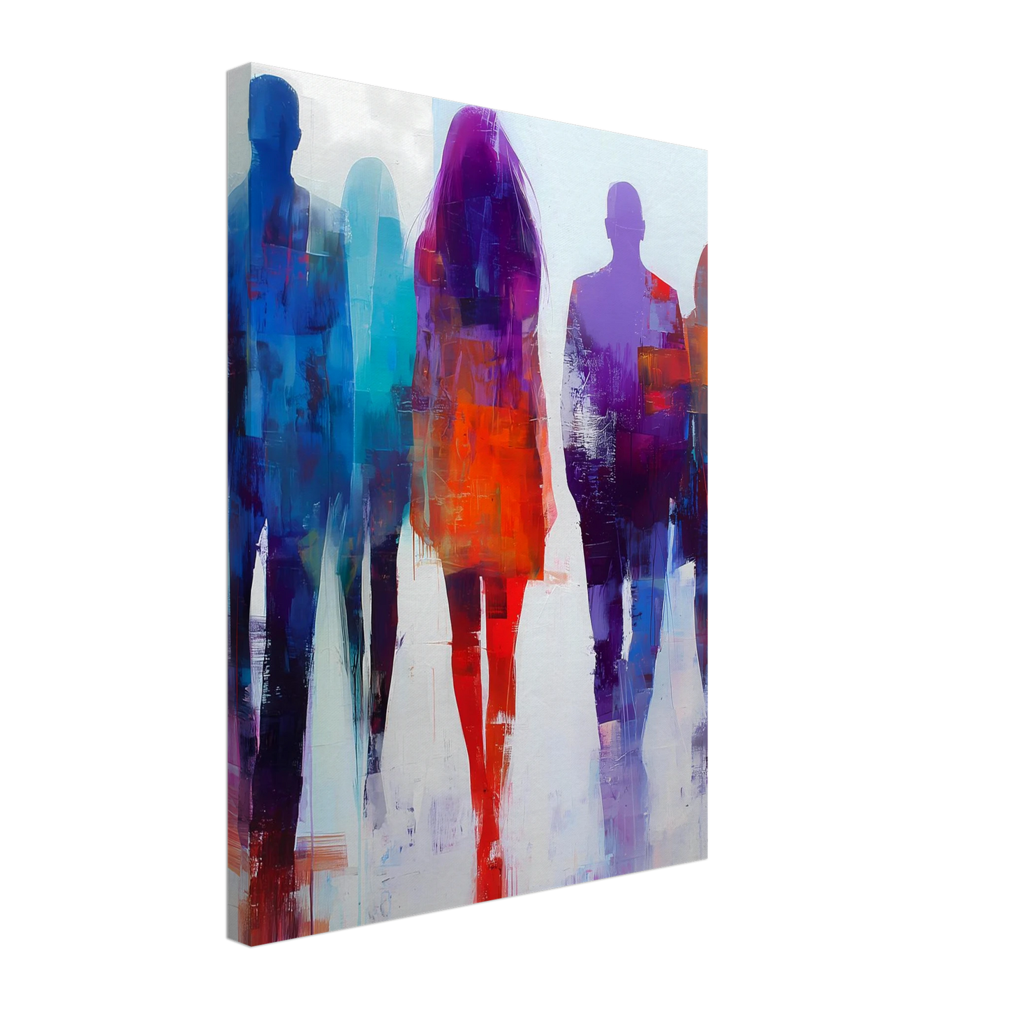 Présences Lumineuses — tableau sur toile — vue 5 — art mural STNCL