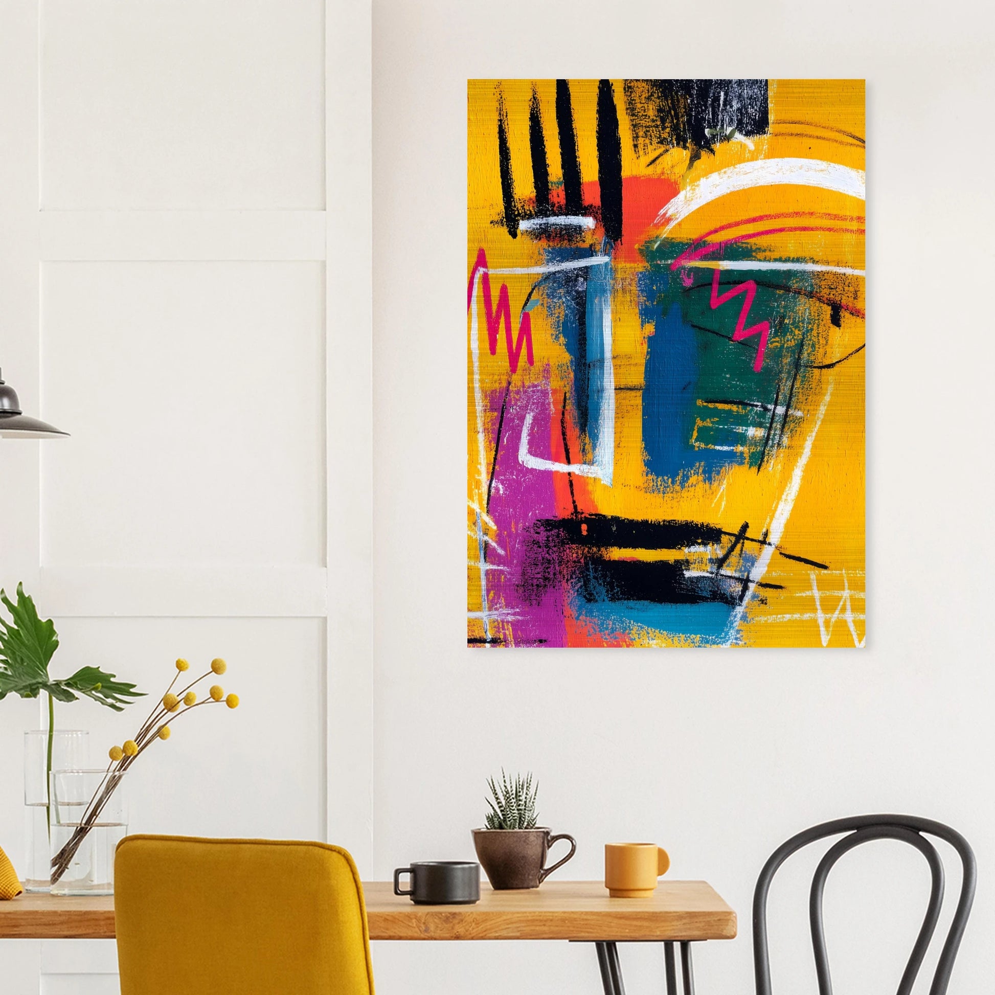Griffures Solaires — tableau aluminium — vue 8 — art mural STNCL