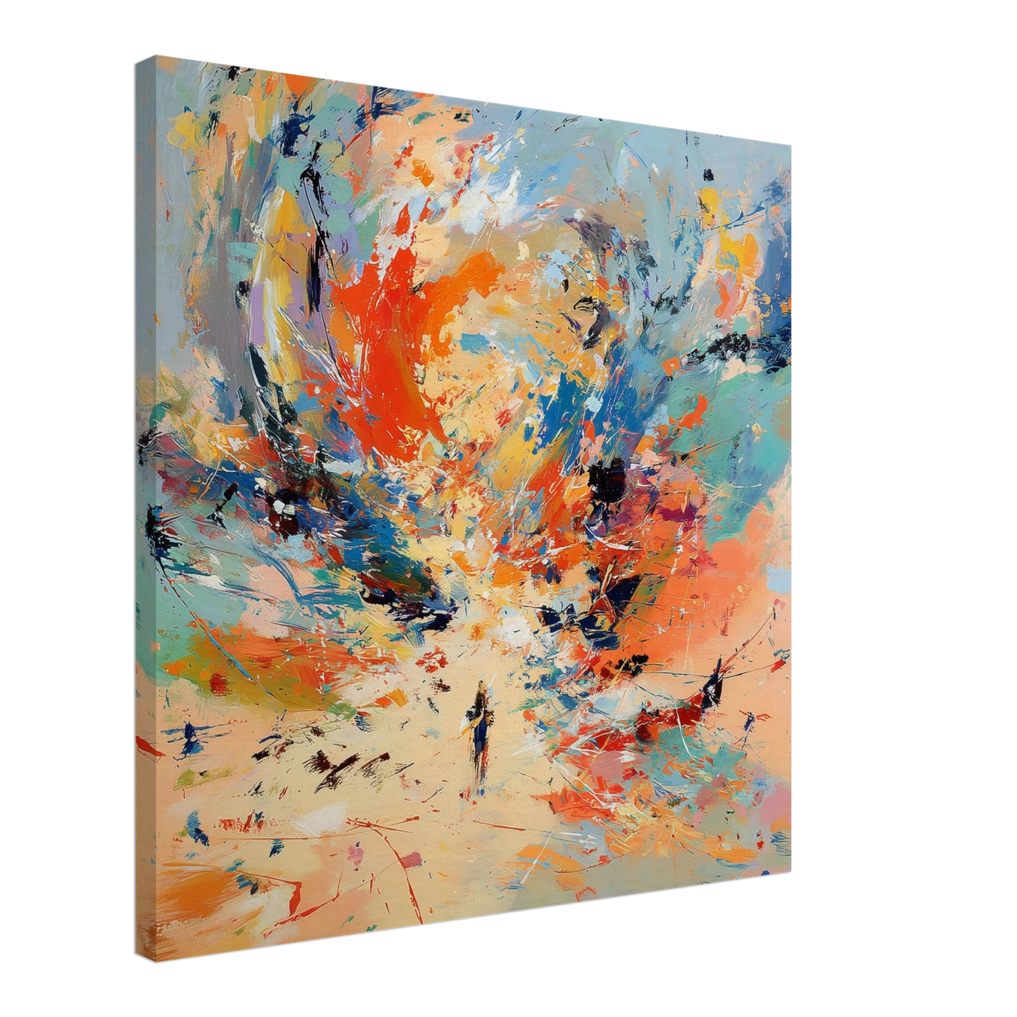 Éclat de Couleurs Vives — tableau sur toile — art mural STNCL