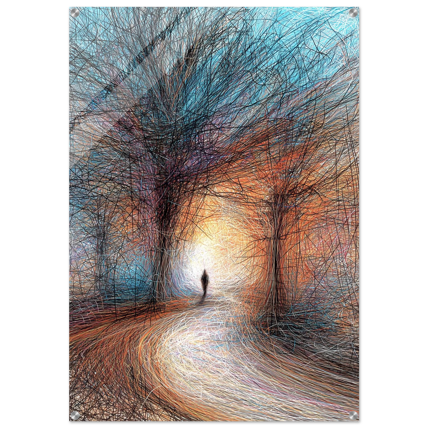 Vers la Clarté — tableau plexiglas — art mural STNCL