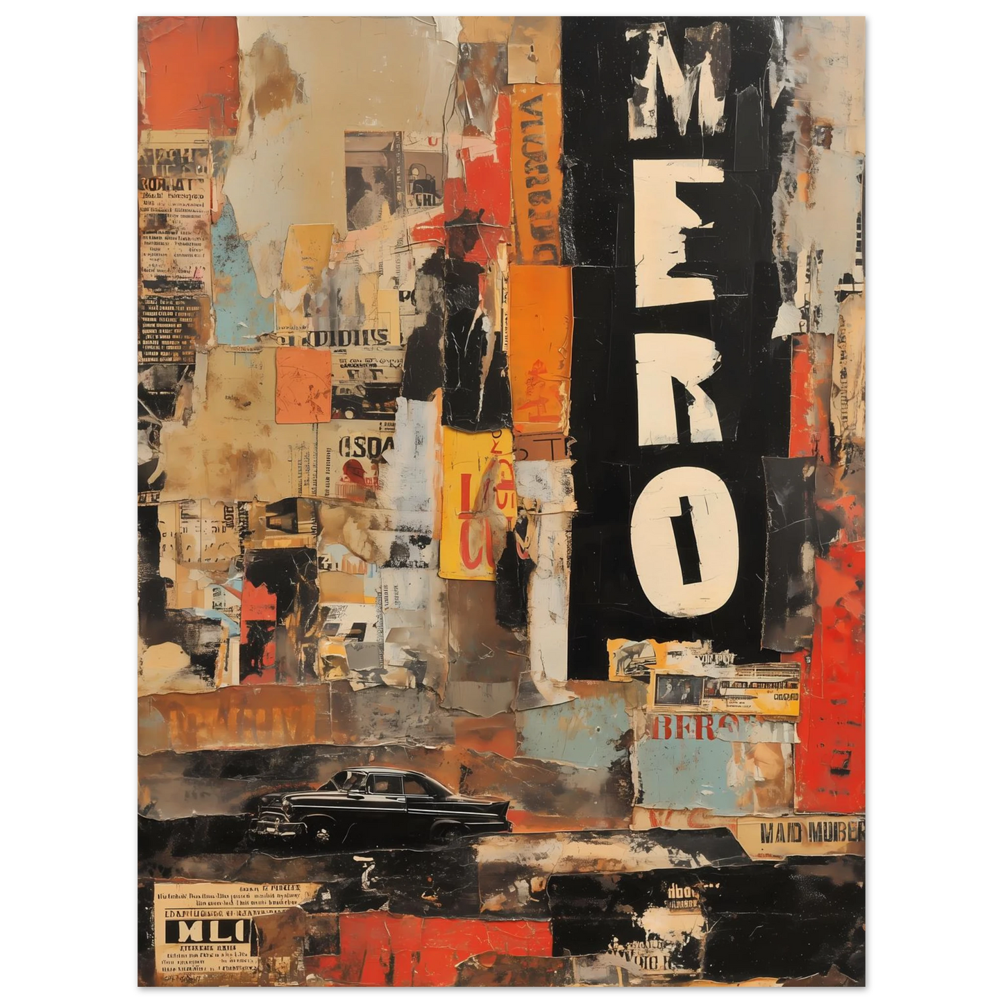 Affiches Lacérées — affiche d'art — vue 3 — art mural STNCL