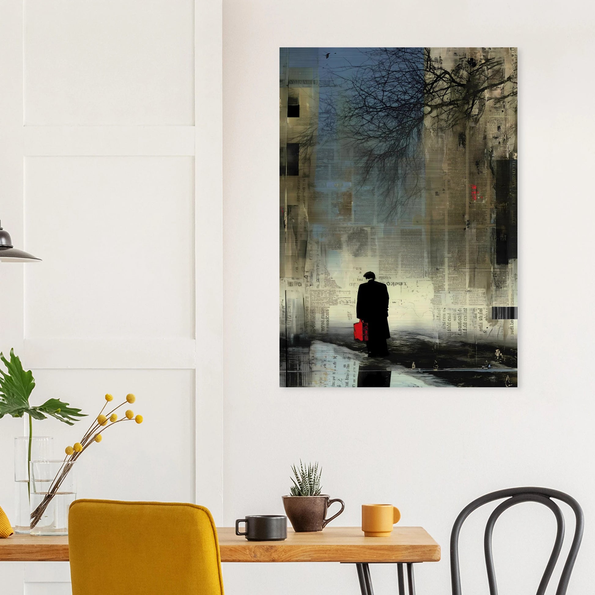 La Valise Rouge — tableau aluminium — vue 8 — art mural STNCL