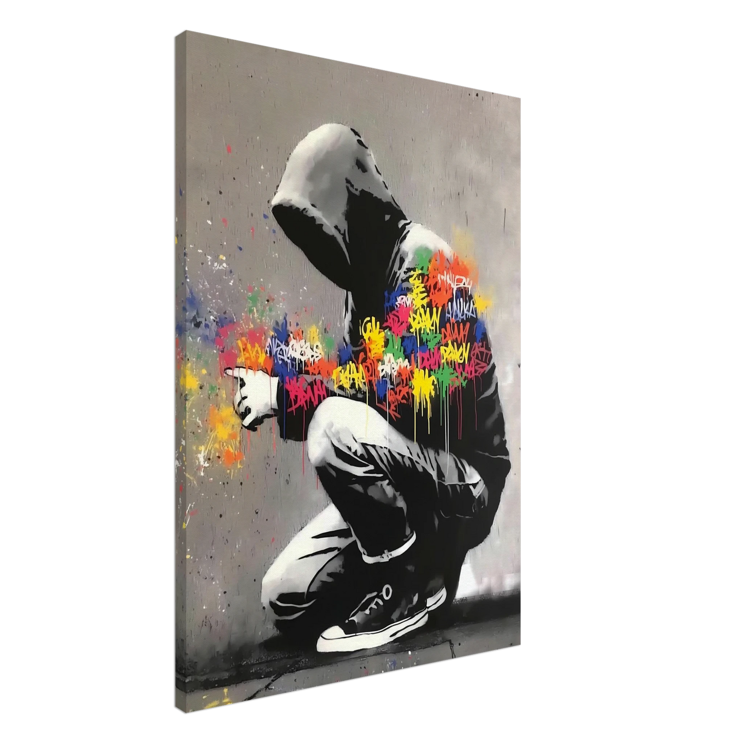 Le Graffeur — tableau sur toile — art mural STNCL