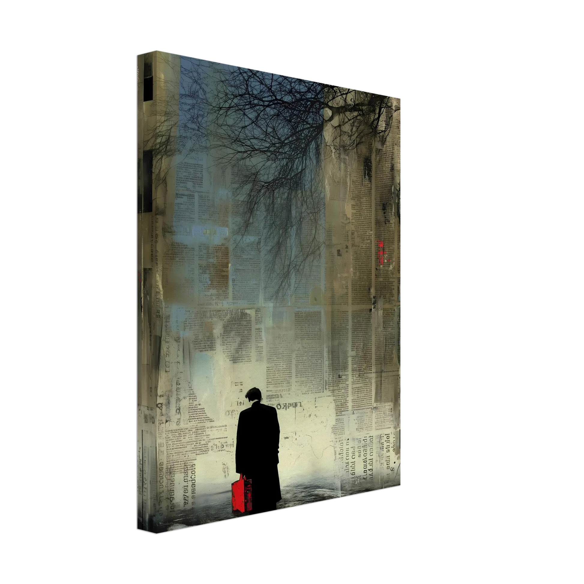La Valise Rouge — tableau sur toile — vue 4 — art mural STNCL