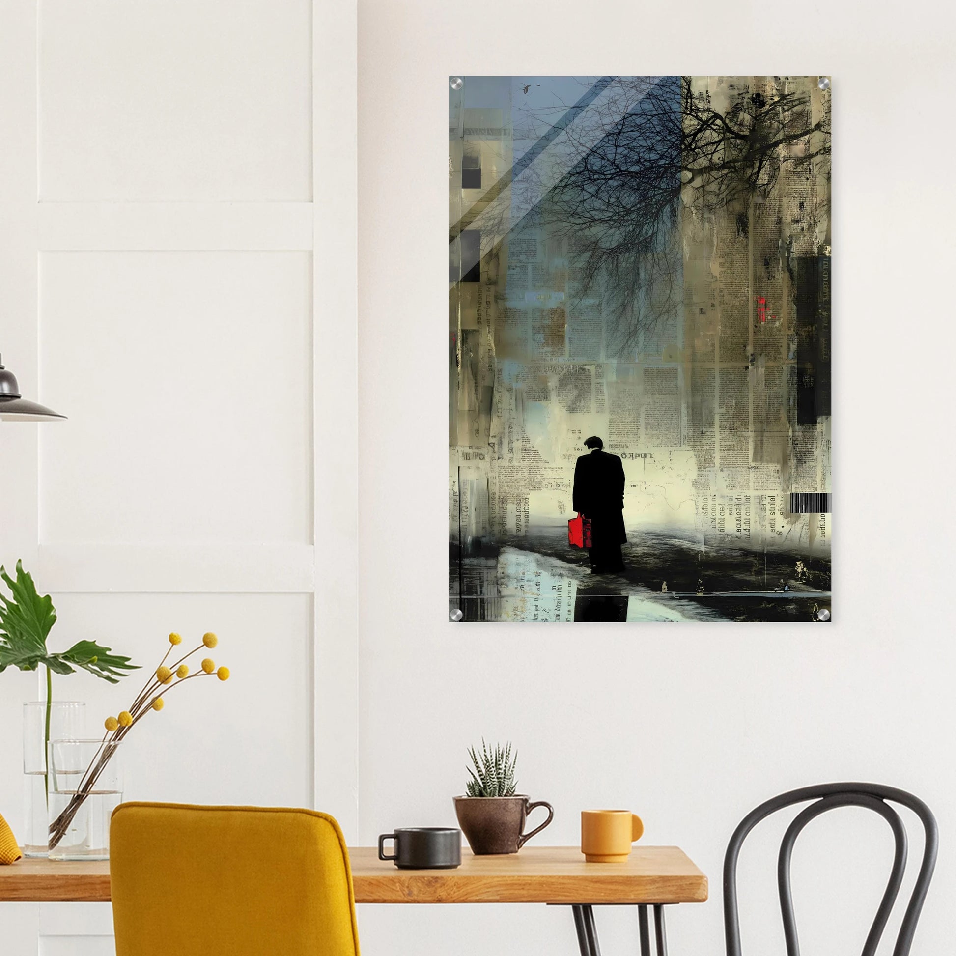 La Valise Rouge — tableau plexiglas — vue 8 — art mural STNCL