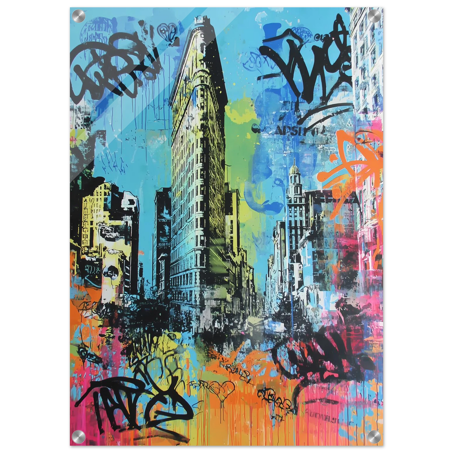 Proue de Manhattan — tableau plexiglas — vue 2 — art mural STNCL