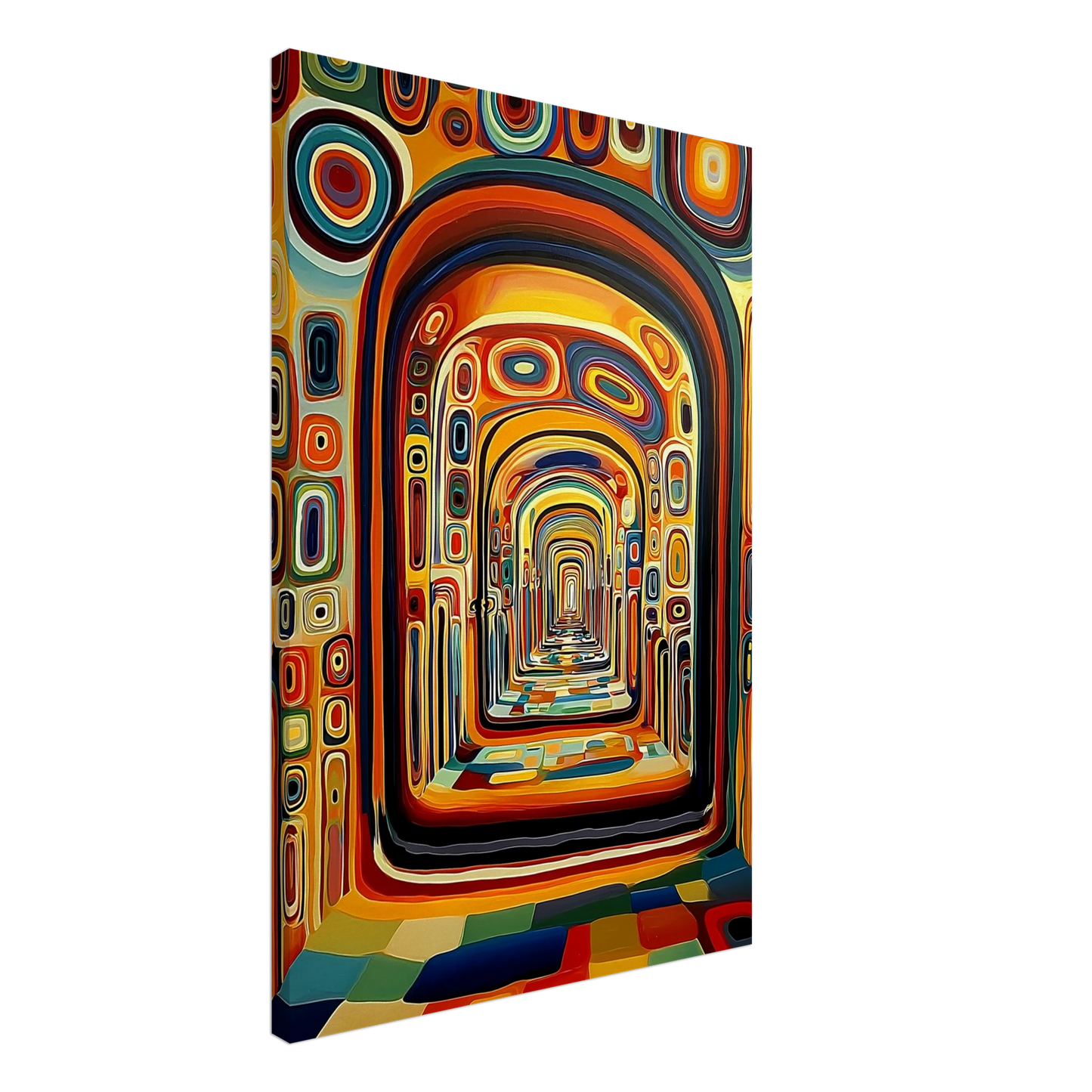 Enfilade Sans Fin — tableau sur toile — vue 2 — art mural STNCL