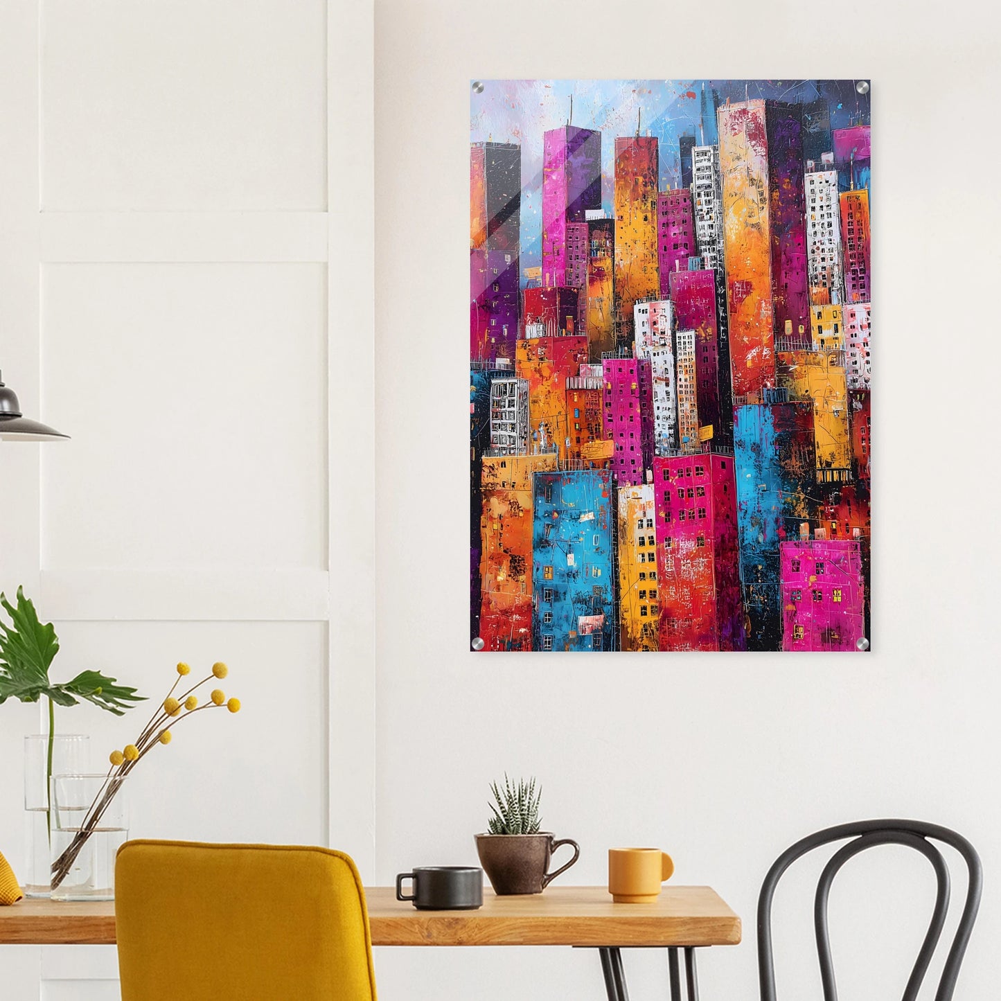 Empilement — tableau plexiglas — vue 8 — art mural STNCL