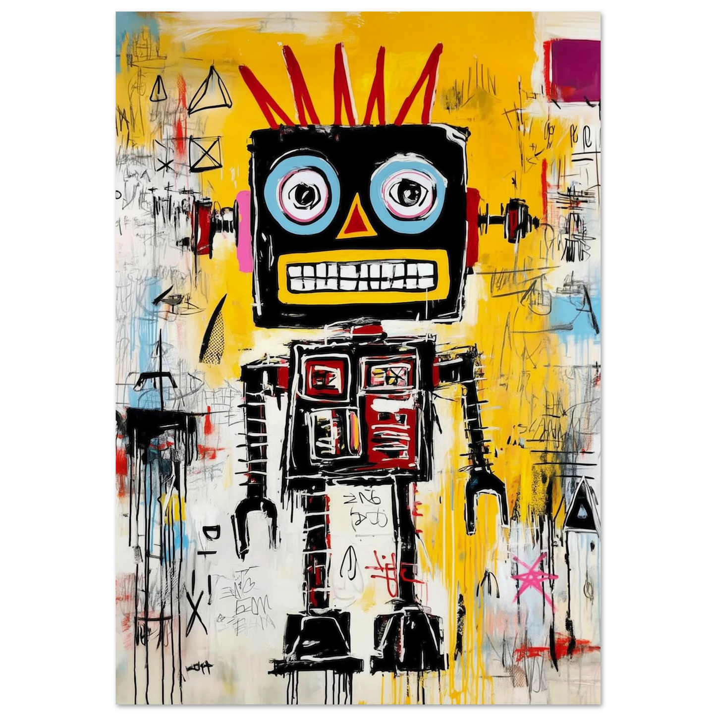 Robot Couronne de Feu — affiche d'art — art mural STNCL