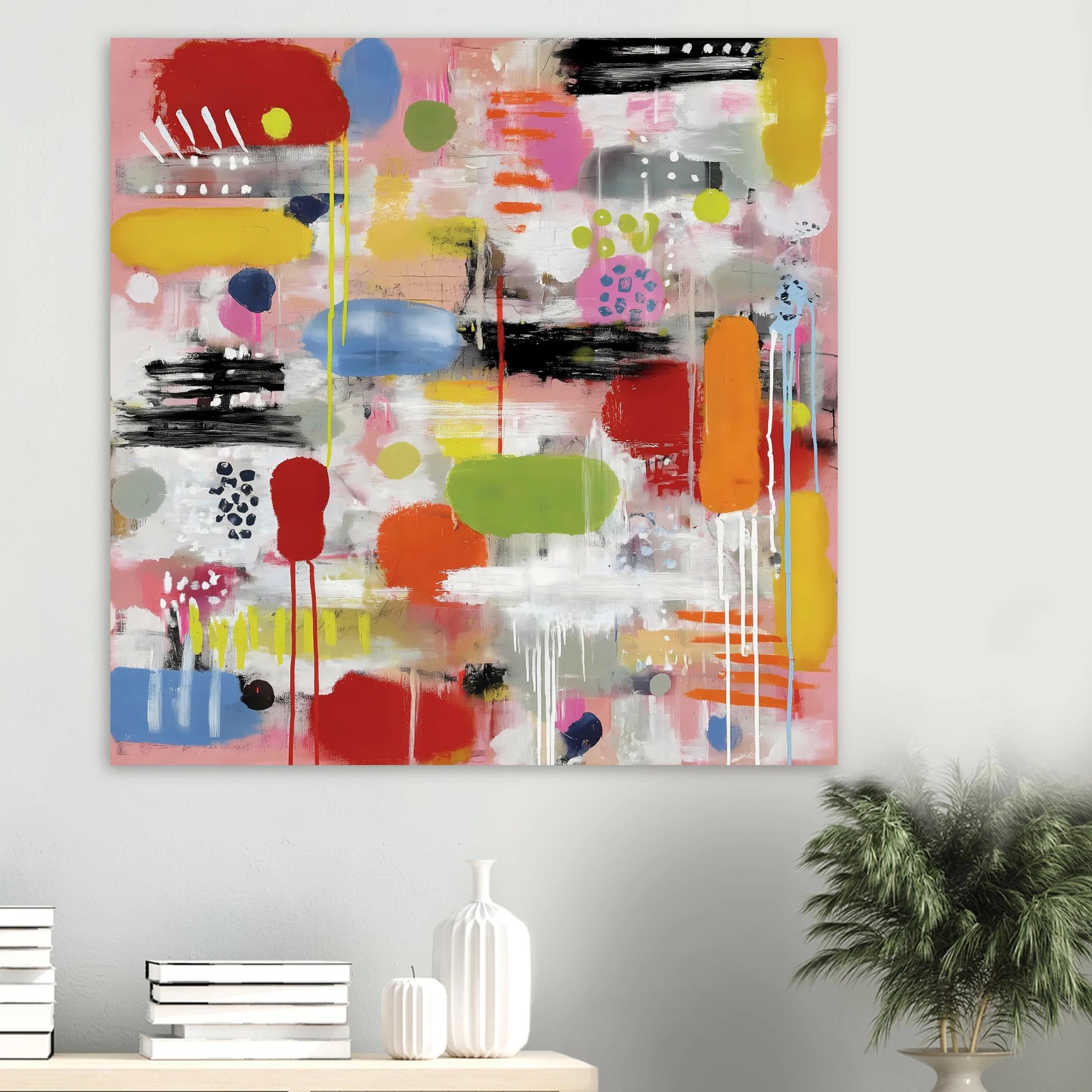 Confettis Suspendus — affiche d'art — vue 6 — art mural STNCL
