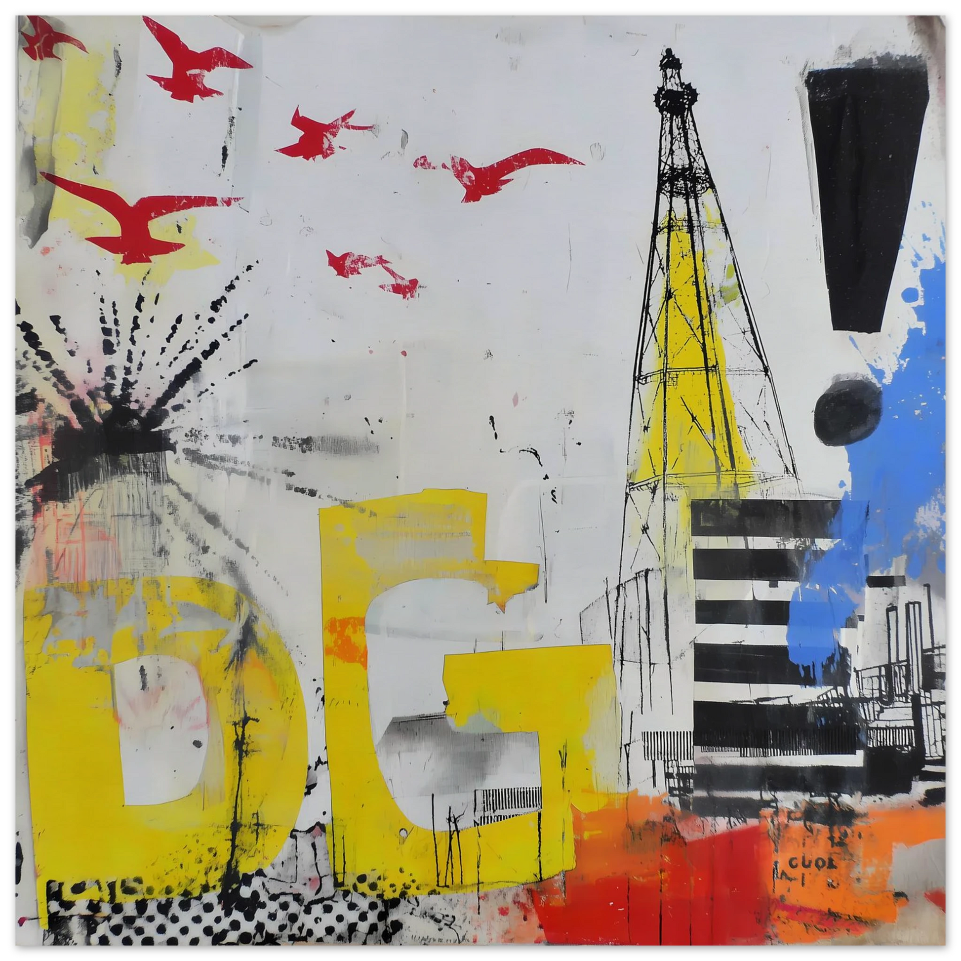 Le Grand Cri — affiche d'art — vue 3 — art mural STNCL