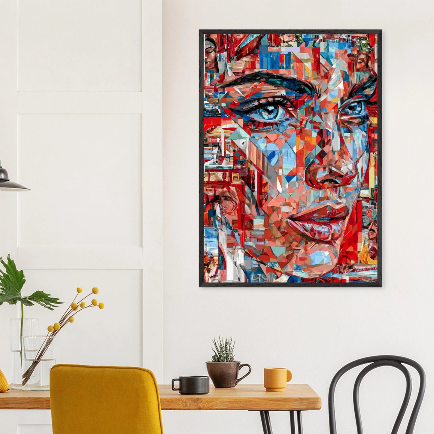 Éclats de Femme — tableau encadre bois — vue 18 — art mural STNCL