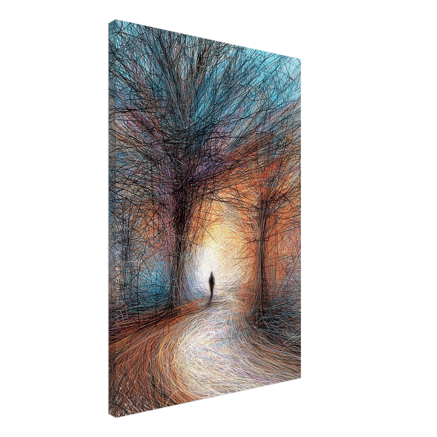 Vers la Clarté — tableau sur toile — vue 2 — art mural STNCL