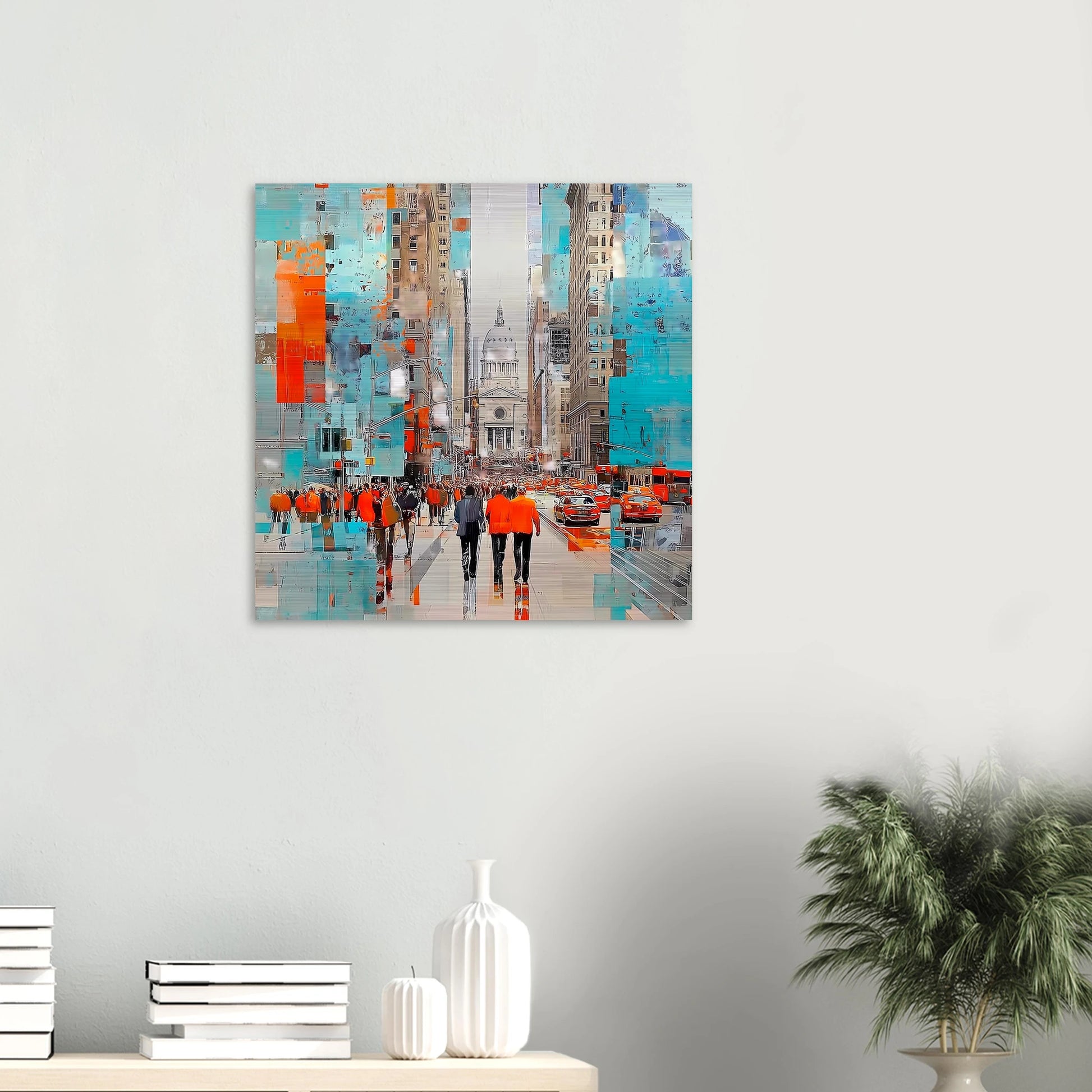 Avenue Cathédrale — tableau aluminium — vue 5 — art mural STNCL