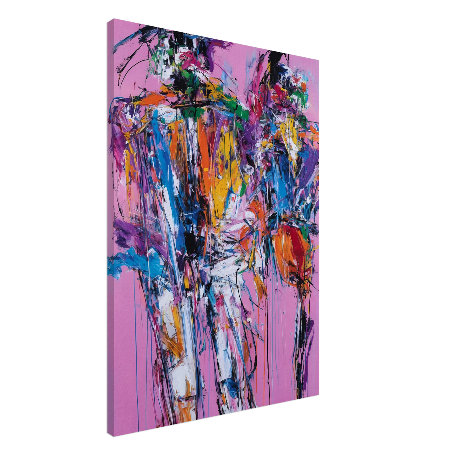 Duo en Tumulte — tableau sur toile — art mural STNCL
