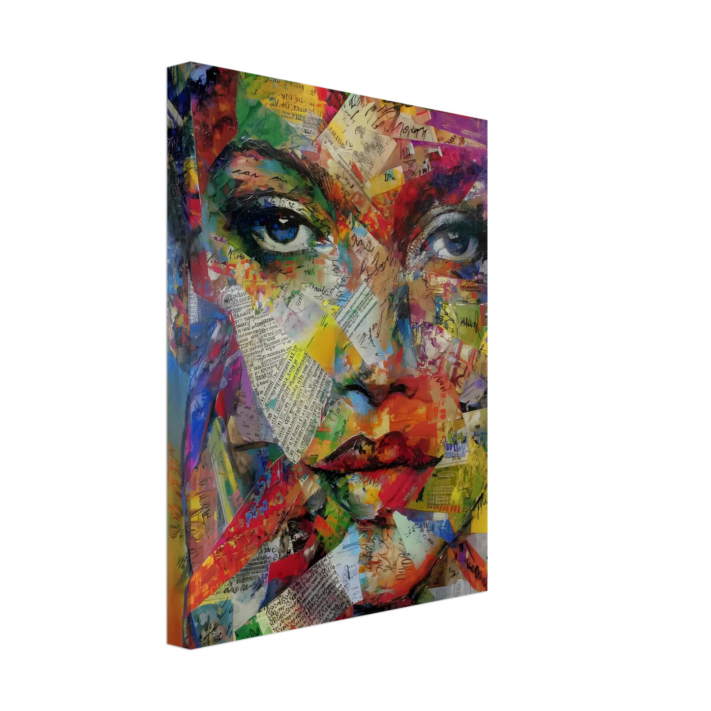 Belle de Papier — tableau sur toile — vue 4 — art mural STNCL