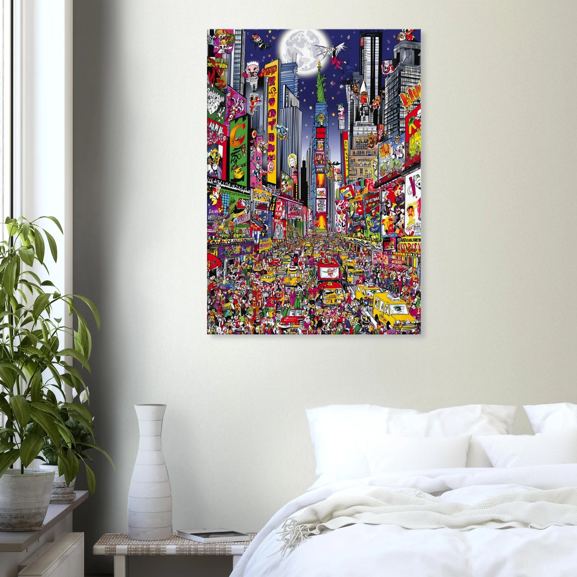 Times Square en Fête — tableau sur toile — vue 7 — art mural STNCL