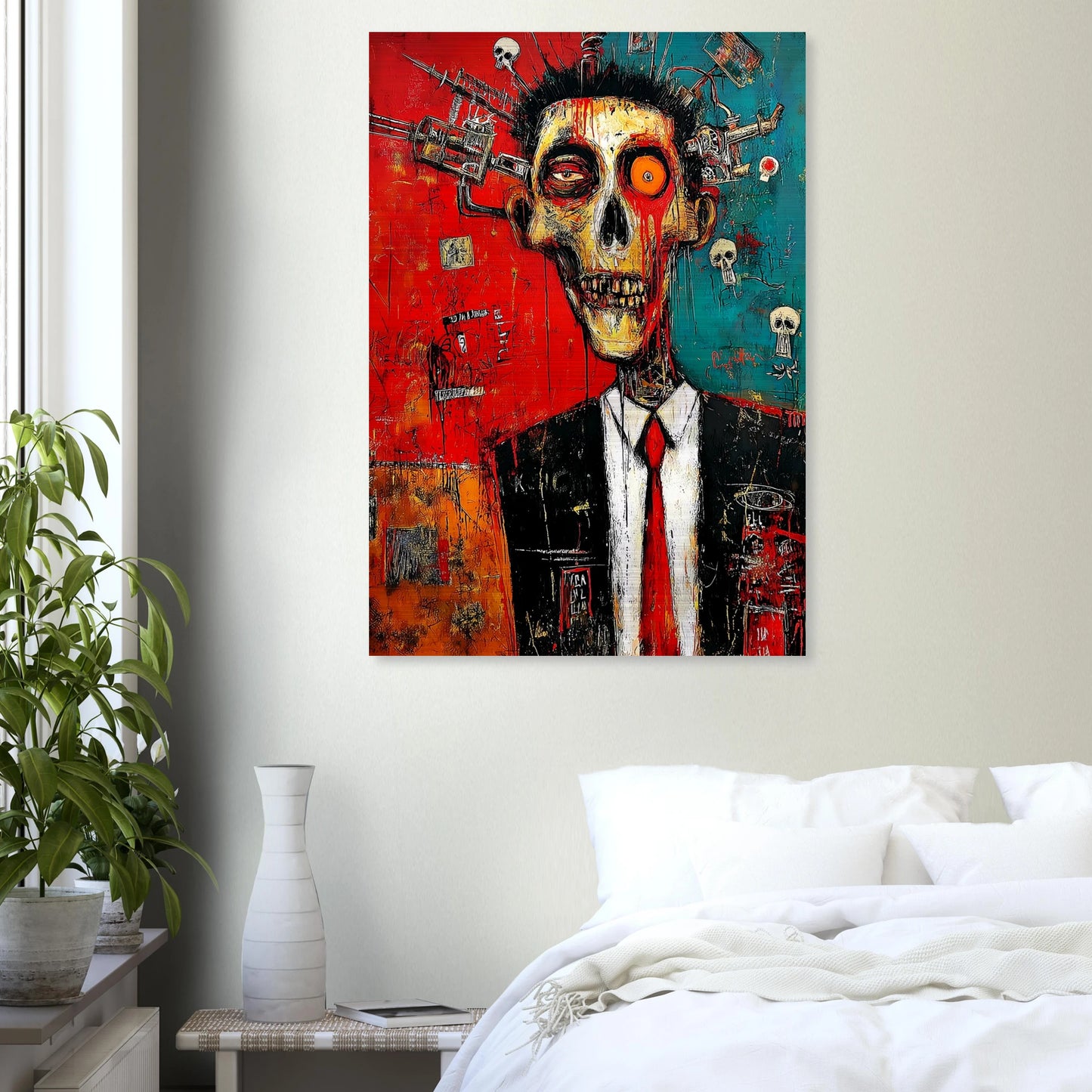 Cadre Mortel — tableau aluminium — vue 7 — art mural STNCL