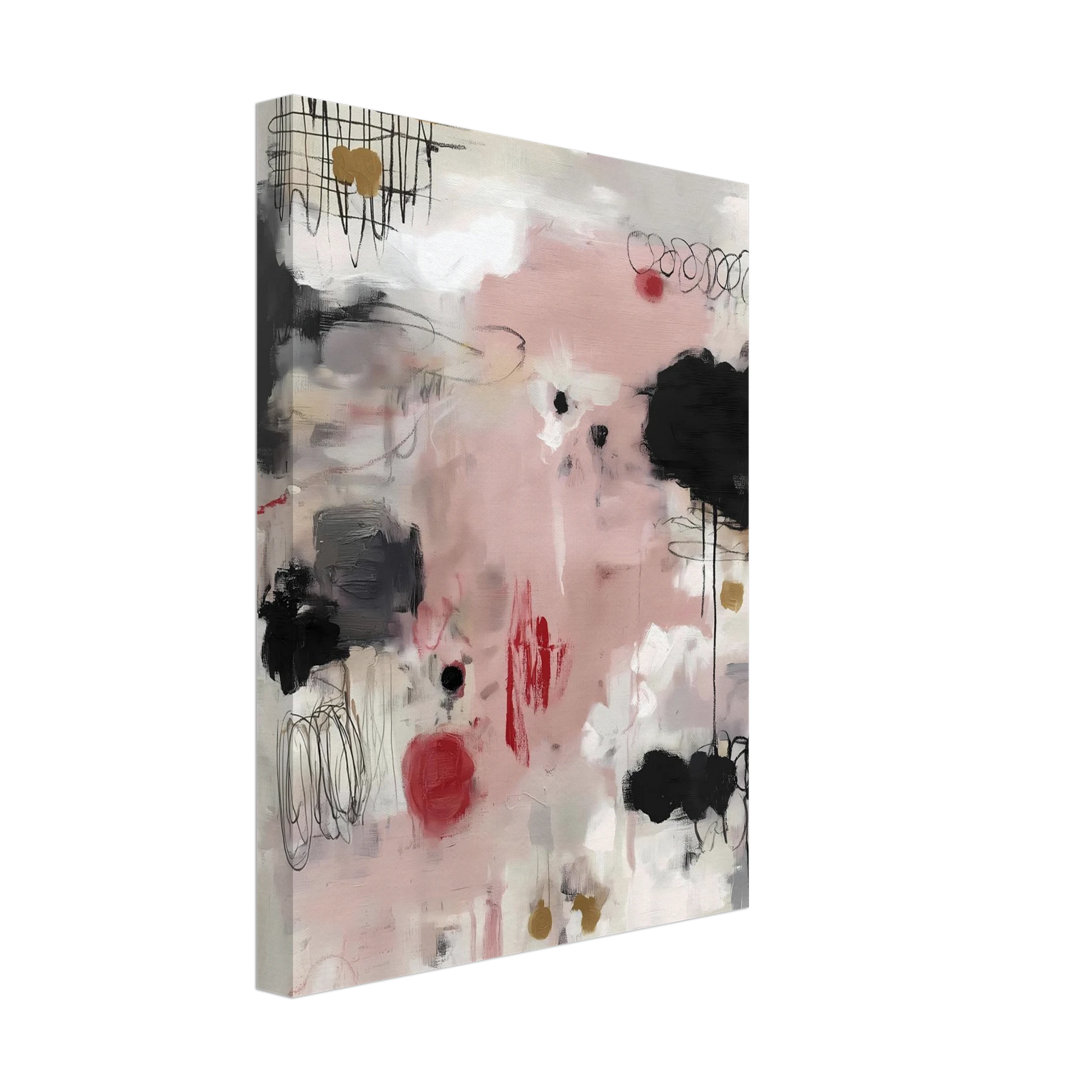 Murmure Poudré — tableau sur toile — vue 4 — art mural STNCL