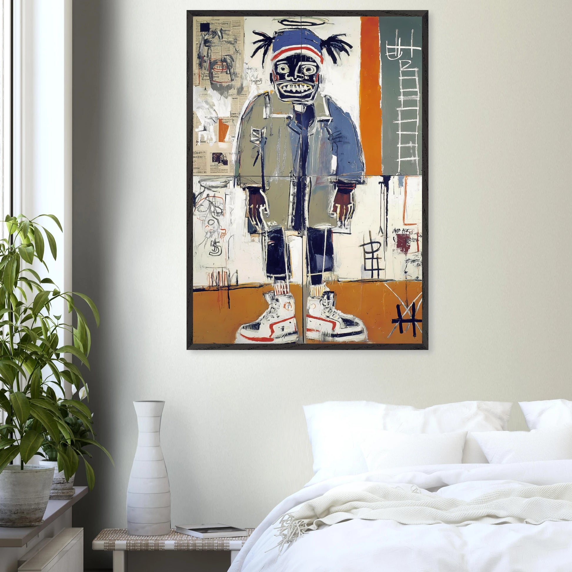 Debout sous le Halo — tableau encadré bois — vue 17 — art mural STNCL