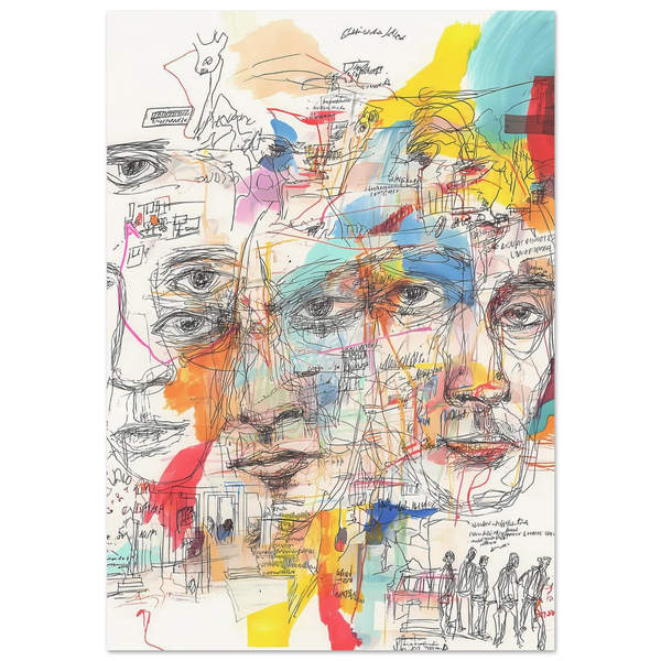 Skizzenbuch der Gesichter