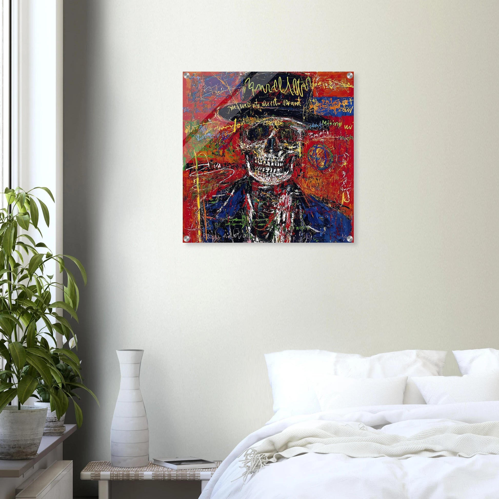 Dandy Macabre — tableau plexiglas — vue 6 — art mural STNCL