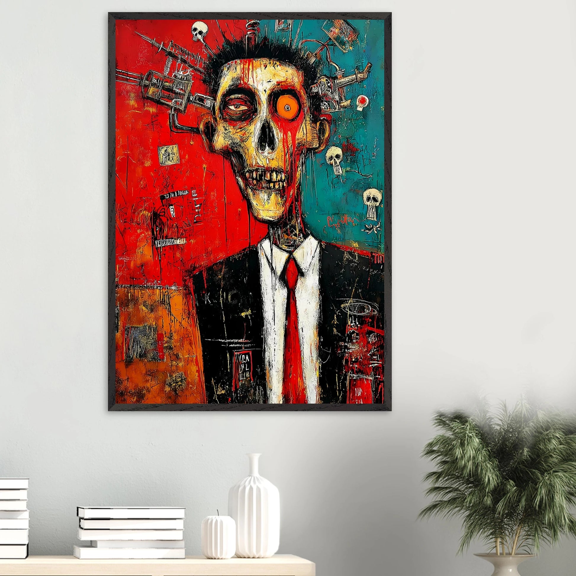Cadre Mortel — tableau encadre bois — vue 16 — art mural STNCL