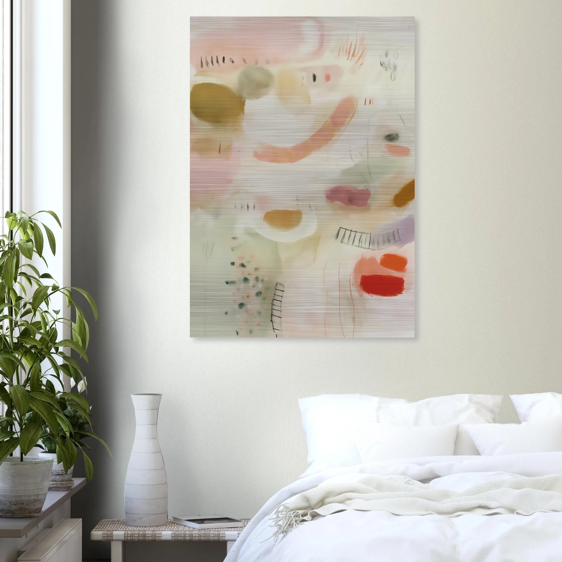 Murmures Pastel — tableau aluminium — vue 7 — art mural STNCL