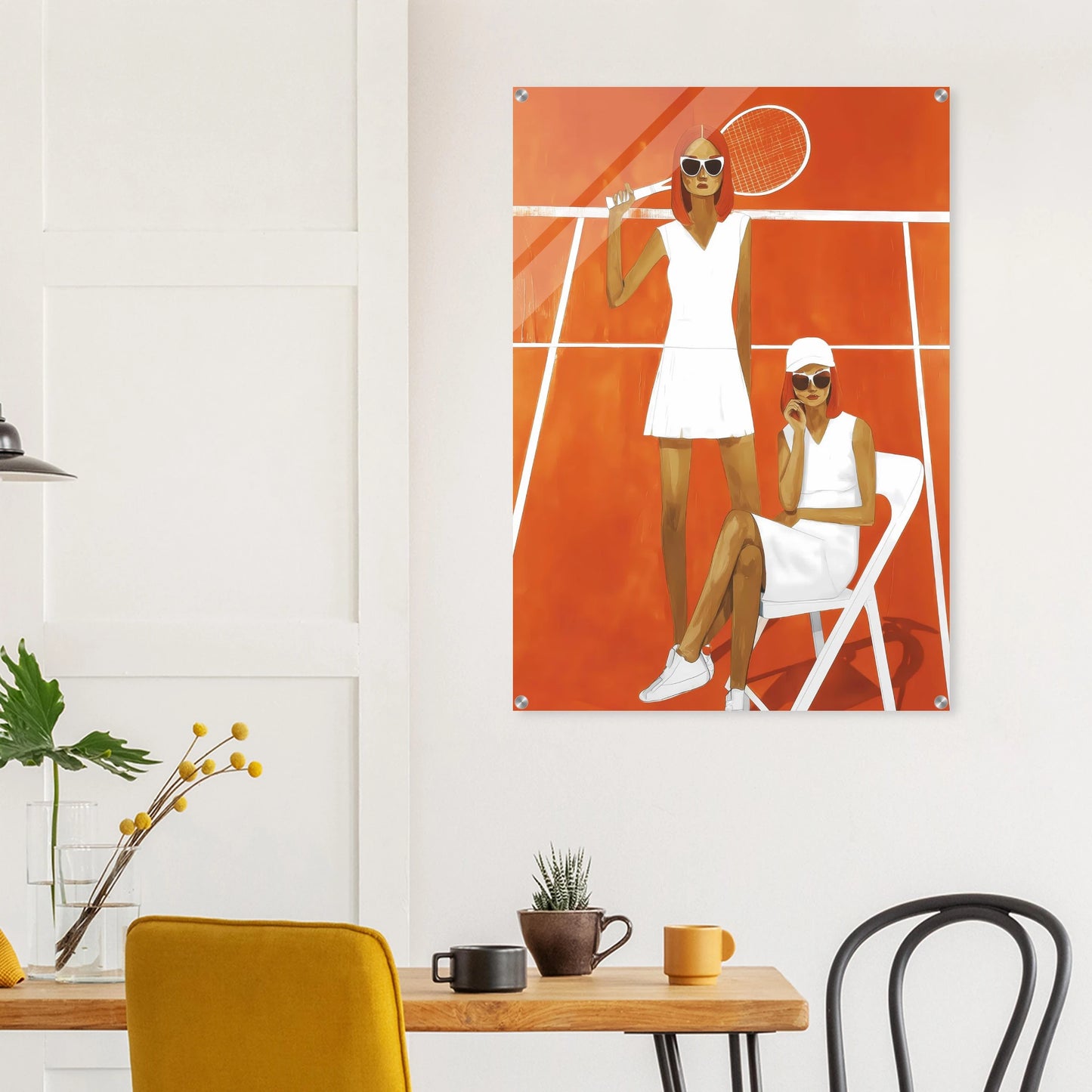 Deux Sets — tableau plexiglas — vue 8 — art mural STNCL