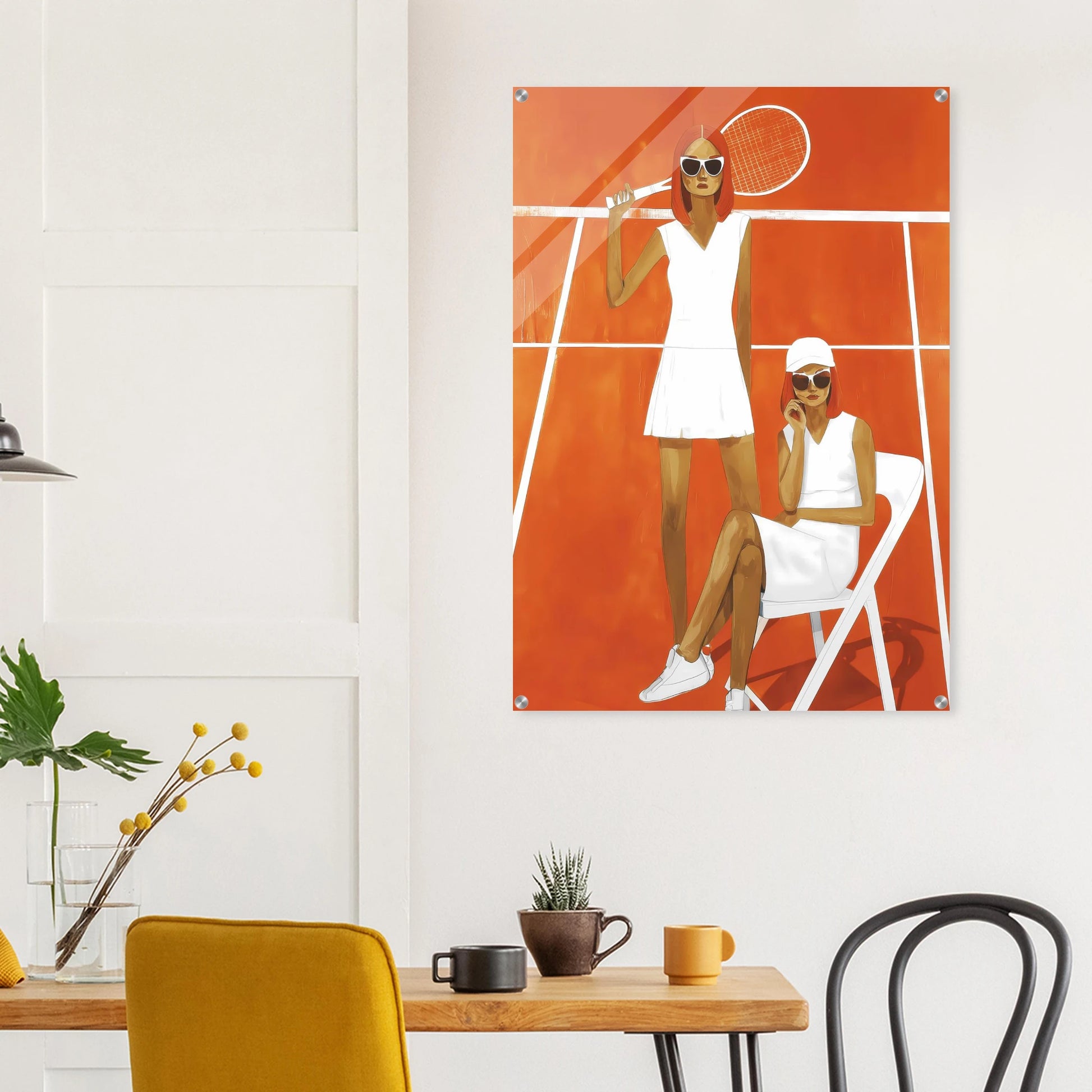 Deux Sets — tableau plexiglas — vue 8 — art mural STNCL