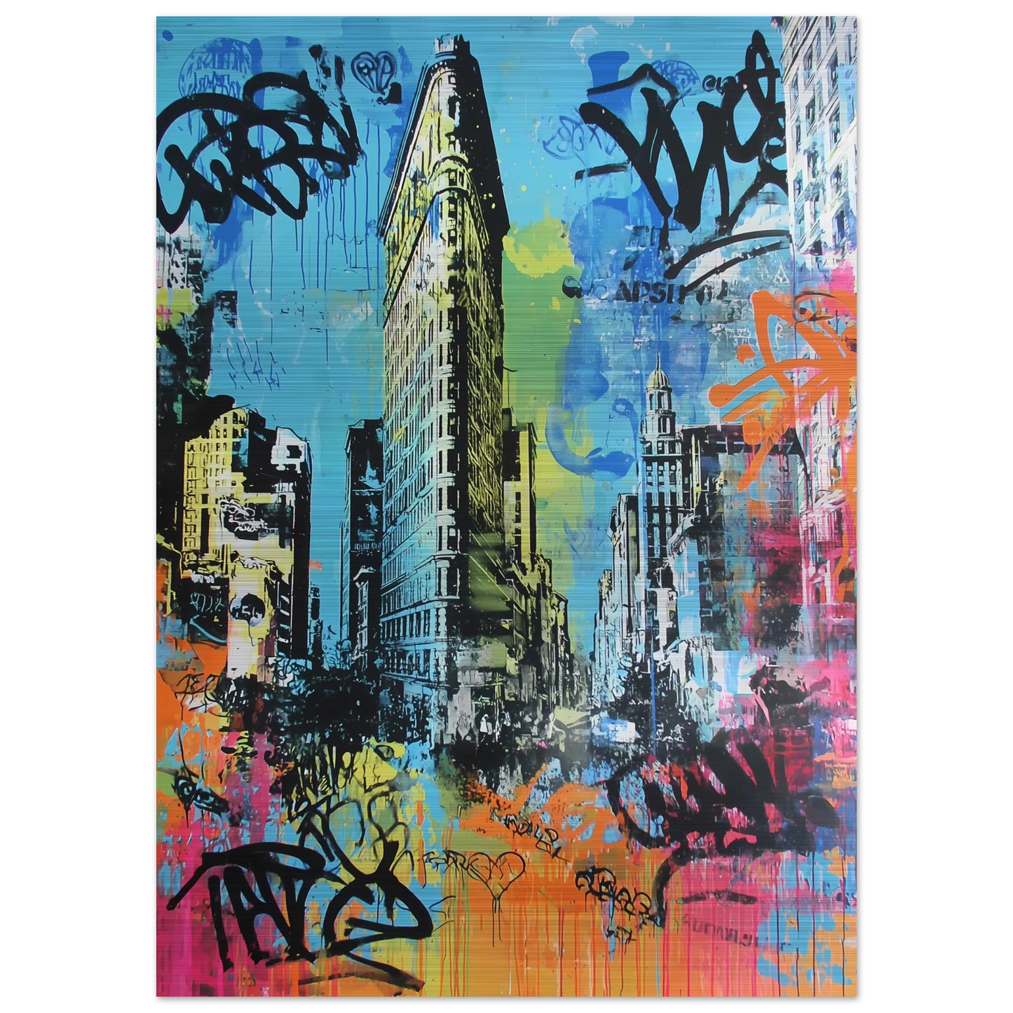Proue de Manhattan — tableau aluminium — vue 4 — art mural STNCL